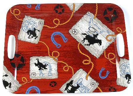 Happy Trails Large Melamine Tray