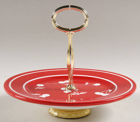 Cherries Jubilee 6" - 7" Tidbit (from Salad Plate) HC