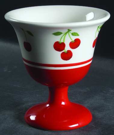 Cherries Jubilee Individual Ice Cream Dish