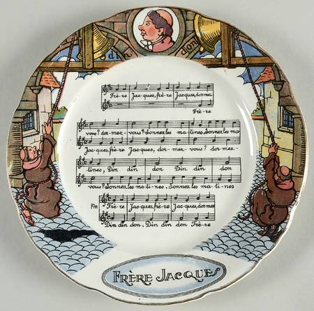 Chansons Et Rondes de France Salad Plate