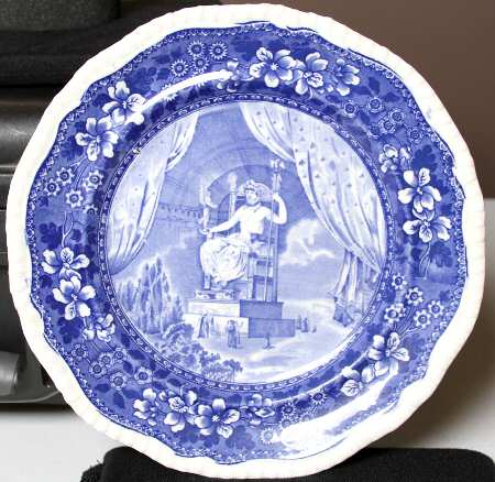 Seven Wonders of the World Dinner Plate