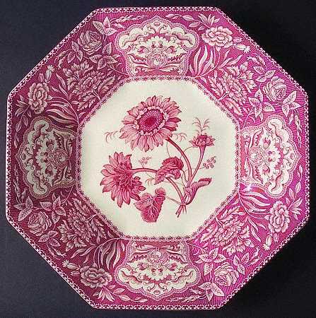 Signature Collection Cranberry Octagonal Dish