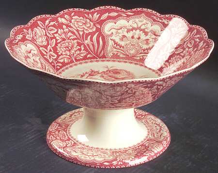 Signature Collection Cranberry Round Compote (Height X Width)