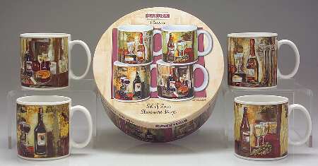 Classico Mug - Set of 4 Motifs Boxed