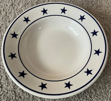 Blue Plate Special Rim Soup Bowl