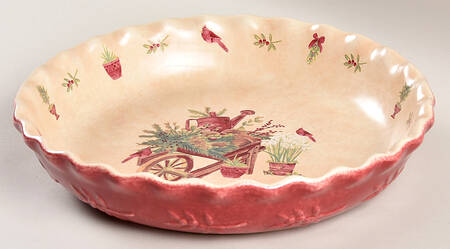 Winter Fields 10" Pie Baking Plate