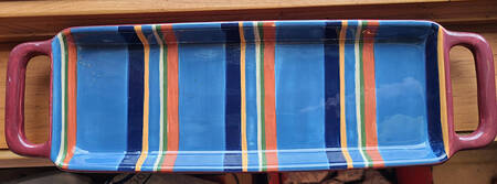 Colorfest II Appetizer Tray/Plate