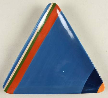 Colorfest II Triangular Salad Plate