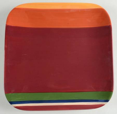 Colorfest II Square Salad Plate