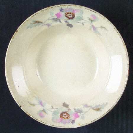 Platinum Gold Rim Cereal Bowl