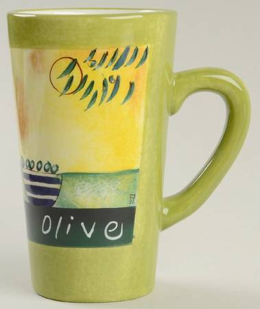 Tapas Green Latte Mug