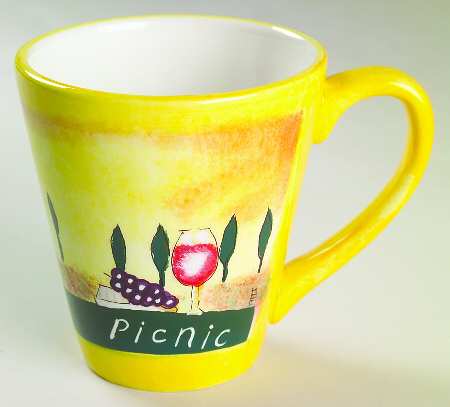 Tapas Yellow Mug