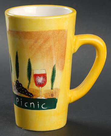 Tapas Yellow Latte Mug
