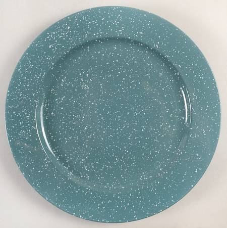 Tablerock Green and White 12" Chop Plate (Round Platter)