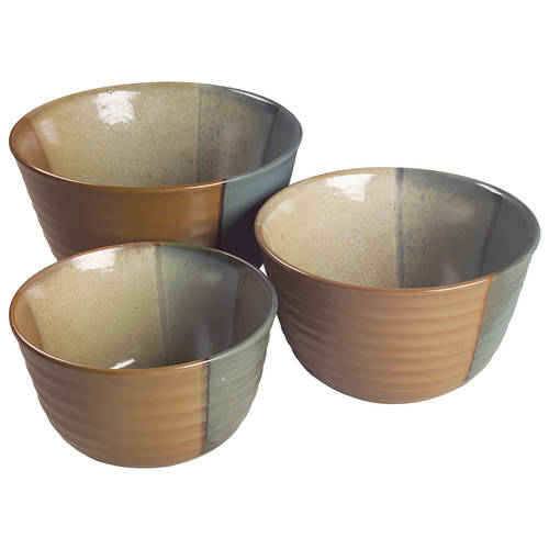Gold Dust Green Mixing Bowl Set (MB9, MB8, MB7)
