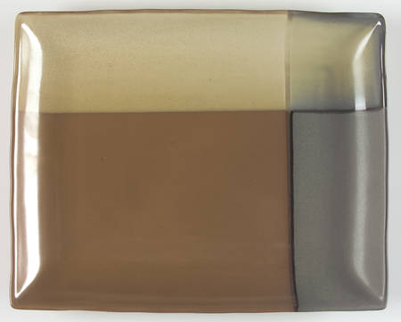 Gold Dust Green 13" Rectangular Serving Platter