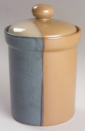 Gold Dust Green Small Canister & Lid