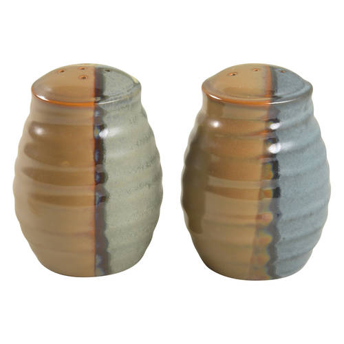 Gold Dust Green Salt & Pepper Set