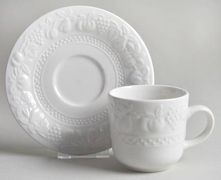 Orchard Flat Cup & Saucer Set