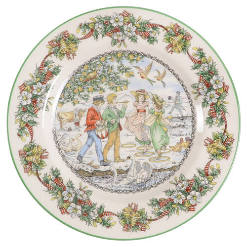 World of Christmas Carols Salad Plate