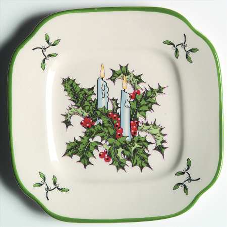 Decorating the Tree Canape Plate