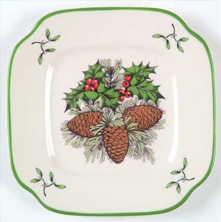 Decorating the Tree Canape Plate