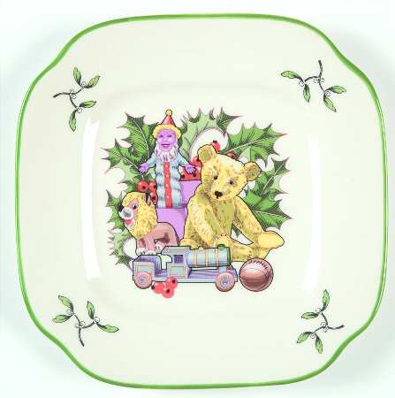 Decorating the Tree Canape Plate