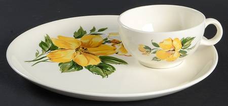 SLM266 Snack Plate & Cup Set