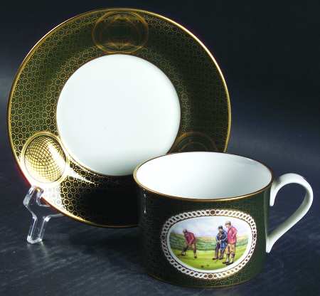Antique Golfing Scenes by Spode