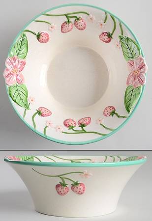 Summer Treat 9" Round Vegetable Bowl