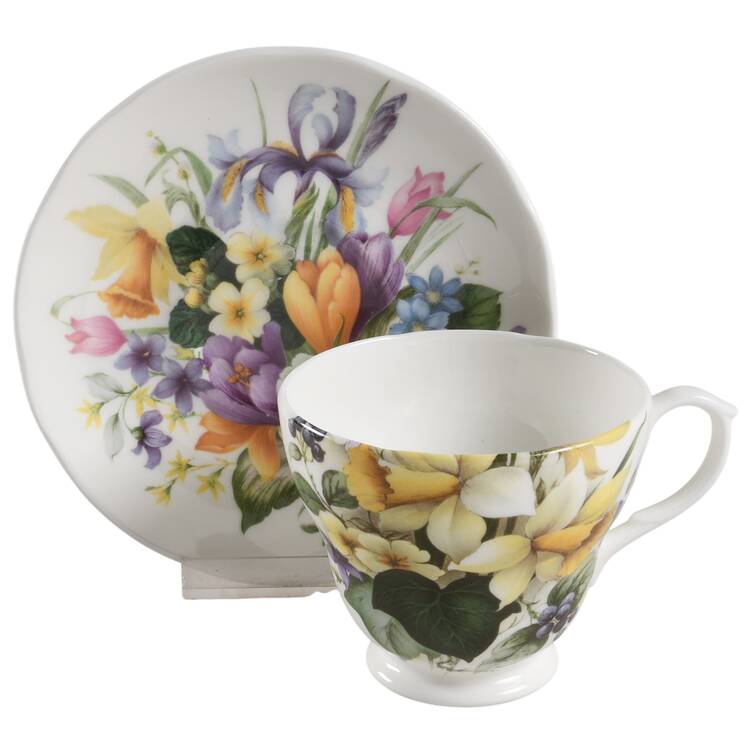 SGE3 Footed Cup & Saucer Set by St George's