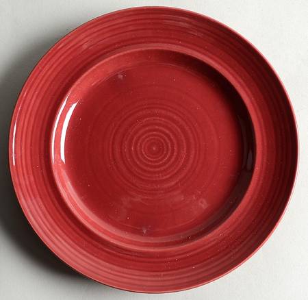 Carnivale Burgundy Salad Plate