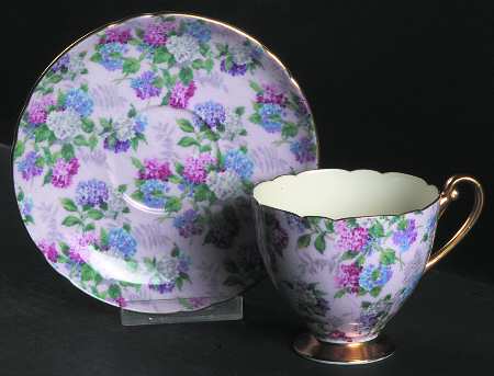 Summer Glory (Ripon) Footed Cup & Saucer Set