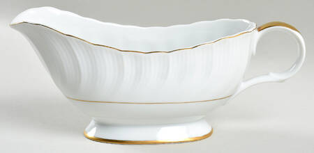 Golden Swirl Gravy Boat by Seyei Toki Co