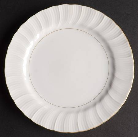 Golden Swirl Bread & Butter Plate