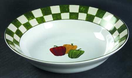 Farmstand Vegetables Coupe Soup Bowl