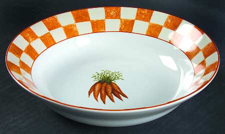 Farmstand Vegetables Coupe Soup Bowl