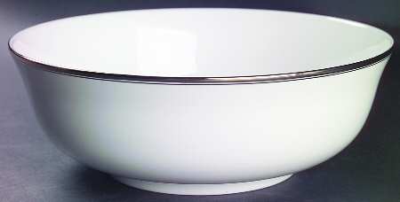 Eternity Platinum 9" Salad Serving Bowl