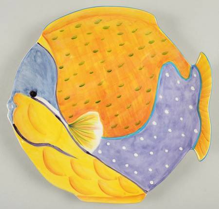 Coral Fish Dinner Plate