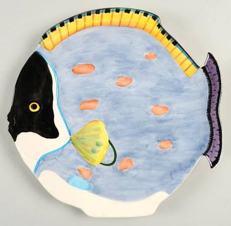 Coral Fish Dinner Plate