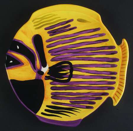 Coral Fish Dinner Plate