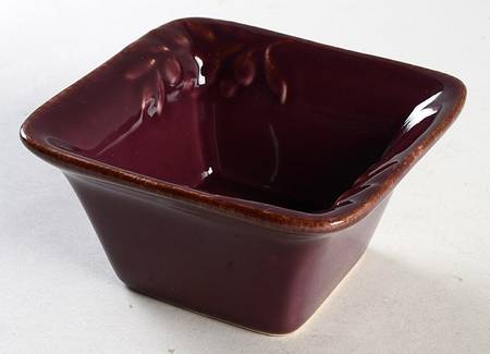 Campagna Plum 5" Square Bowl