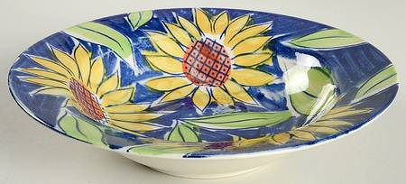 Sunflower Large Rim Soup Bowl