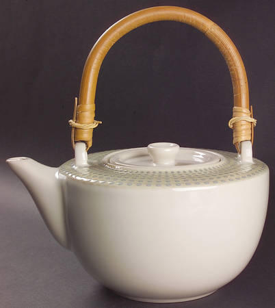 Moss Green Teapot & Lid