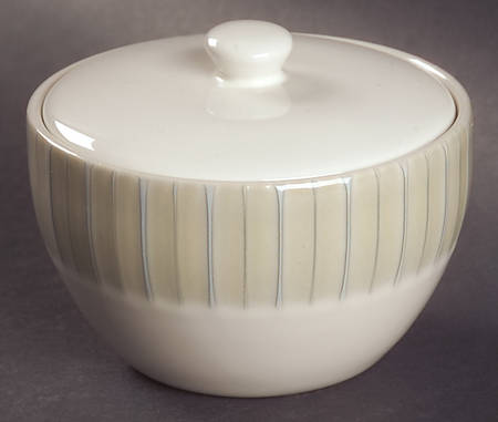 Moss Green Sugar Bowl & Lid