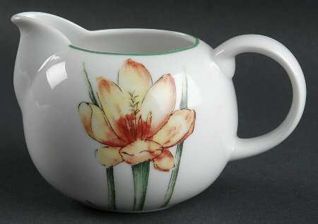 Abstract Floral Creamer