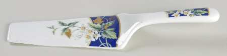 Regina Blue Solid Ceramic Pie/Cake Server