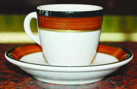STR93 Flat Demitasse Cup & Saucer Set