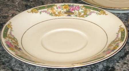 HCZ257 No Middle Floral Saucer for Cream Soup Bowl