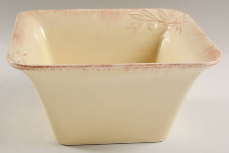 Campagna Straw 9" Square Salad Serving Bowl